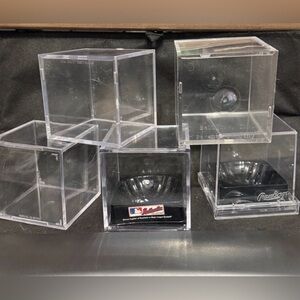 Vintage Sports BallQube, Inc. Acrylic baseball holder - set of 5